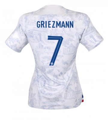 Frankrig Antoine Griezmann #7 Replika Udebanetrøje Dame VM 2022 Kortærmet